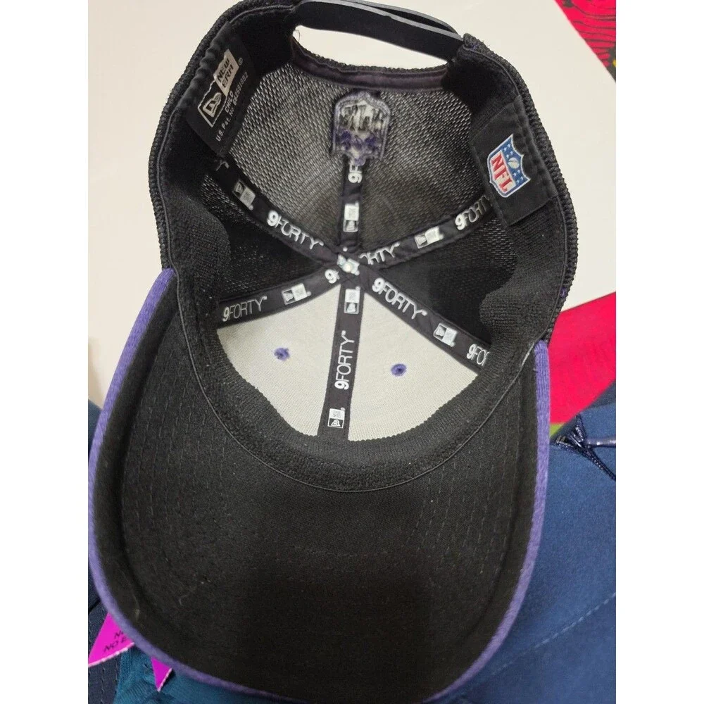 Baltimore Ravens hat Cap Black & Purple new era snapback Child Size Large